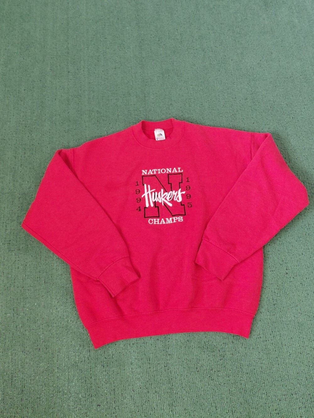 VINTAGE Womens 1994 Nebraska Cornhuskers National Champions NCAA College Footbal